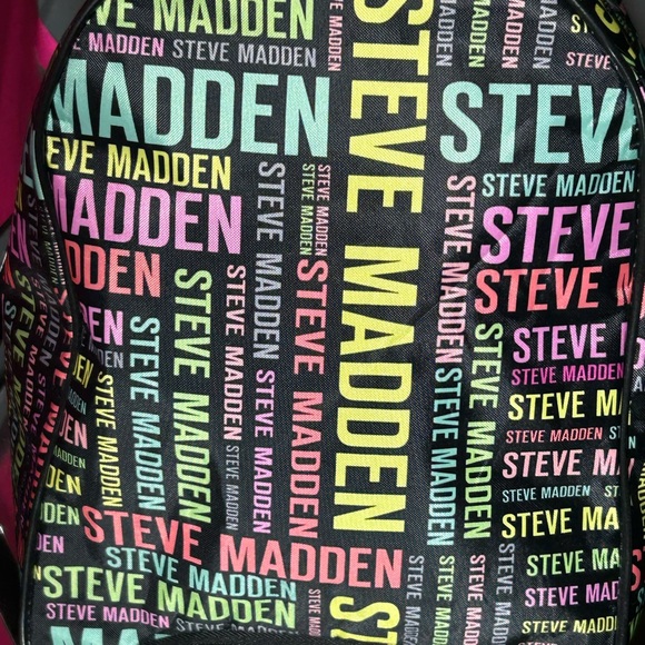 Steve Madden Tote Bag with Bold Text Print 22” x 16” x 10” NWOT - Picture 8 of 9